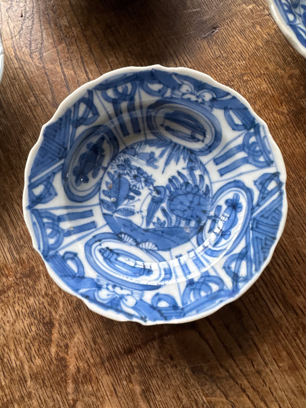 古伊万里 染付 花連文 手塩皿 ② 5枚組 無傷 完品 江戸期 小皿 豆皿 古伊万里 染付芙蓉手文 小皿/手塩皿 5客セット | Kaikaroman ONLINE STORE