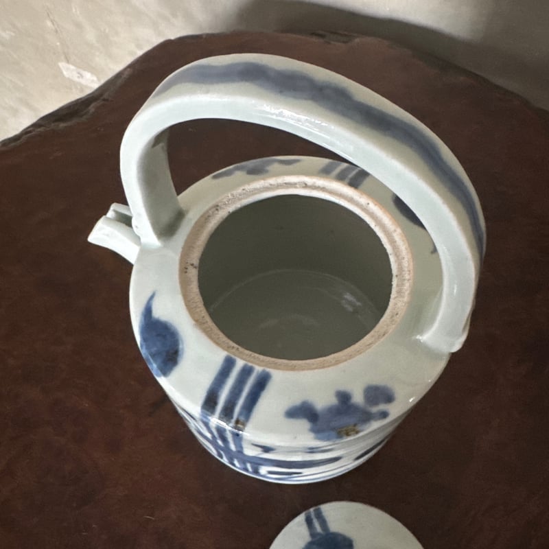 古伊万里 染付蓮子文 水注/銚子/酒器 | Kaikaroman ONLINE STORE