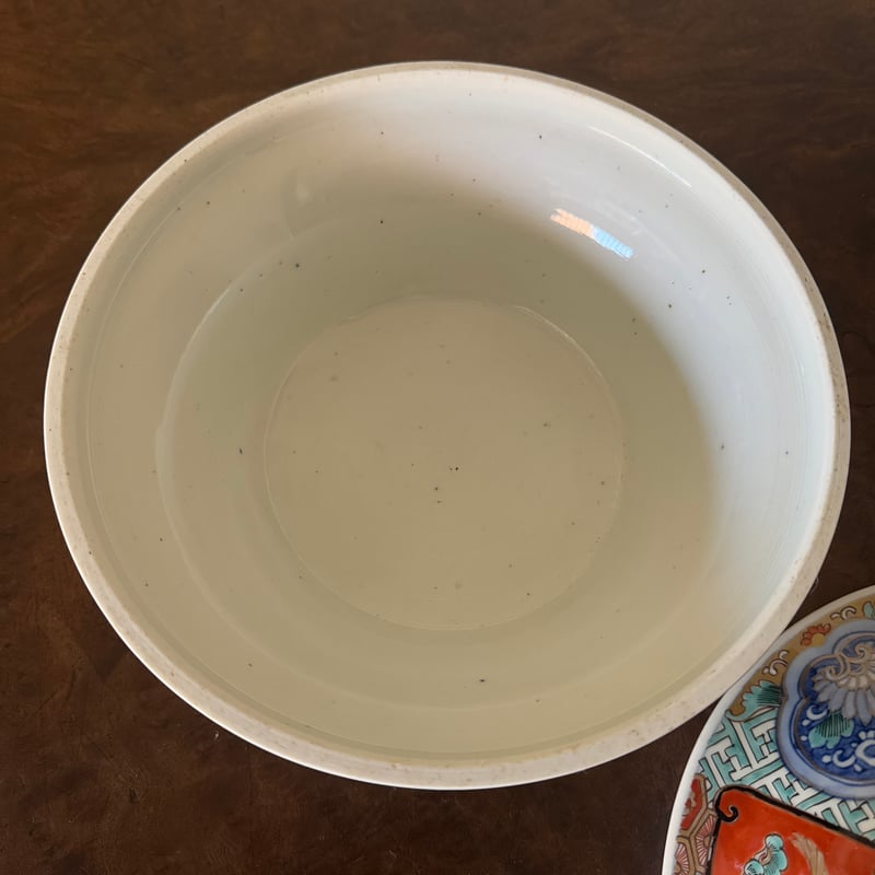 古伊万里 錦手寿字窓絵松鶴吉祥文 喰籠/蓋物 | Kaikaroman ONLINE STORE