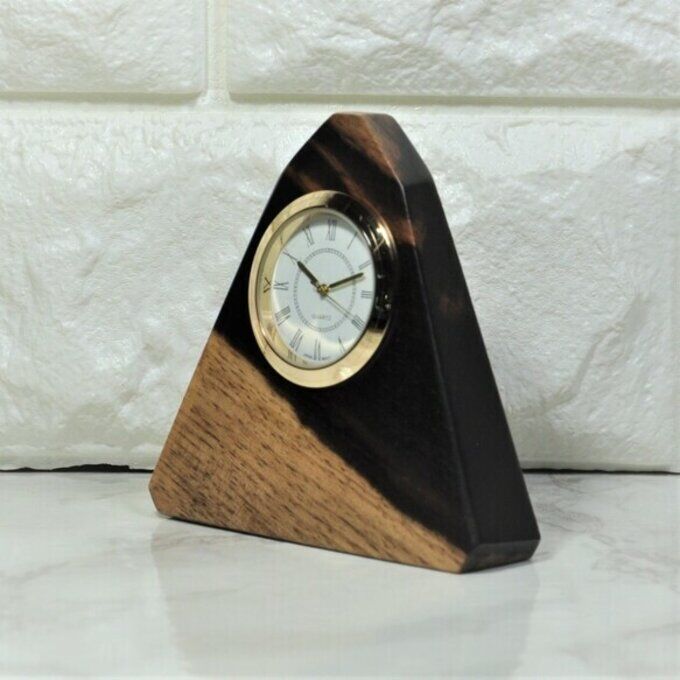 銘木・黒柿の置き時計 | アート＆クラフト彩樹