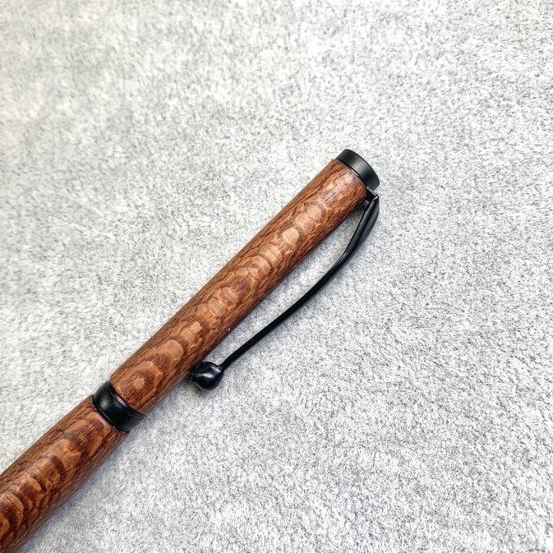 銘木・ビーフウッドのボールペン（回転式） | アート＆クラフト彩樹