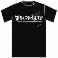 DRAGON ANT ロゴTシャツ 白/黒