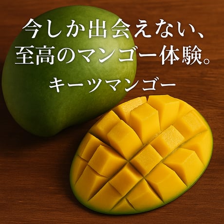 送料無料クール便】キーツマンゴー 1箱（1.5〜2kg／2〜4玉