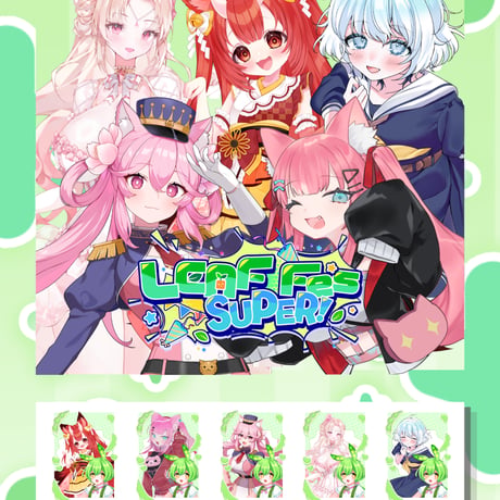 LEAF FES SUPER　ずんだもんコラボグッズ　ランダムアクリルチェキ風カード