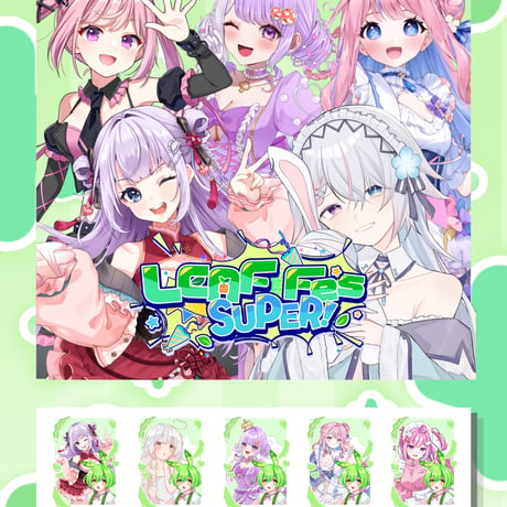 LEAF FES SUPER　ずんだもんコラボグッズ　ランダムアクリルチェキ風カード