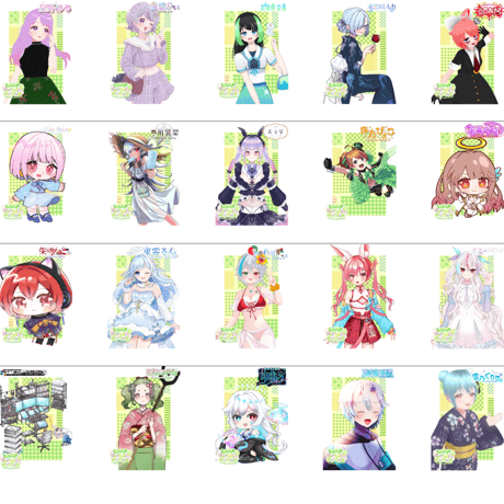 【期間限定再販】第5回　横浜POPUP STORE　ミニキャラクターボード