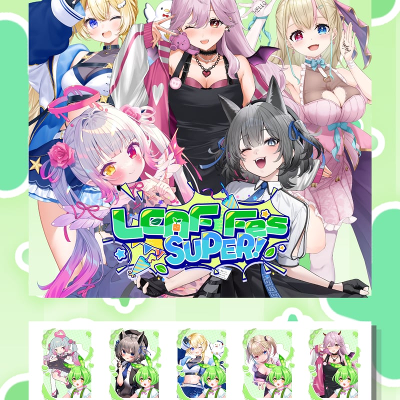 LEAF FES SUPER ずんだもんコラボグッズ ランダムアクリルチェキ風
