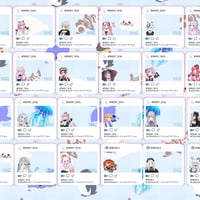 バーチャルアクアリウム SNS風アクリルキーホルダー