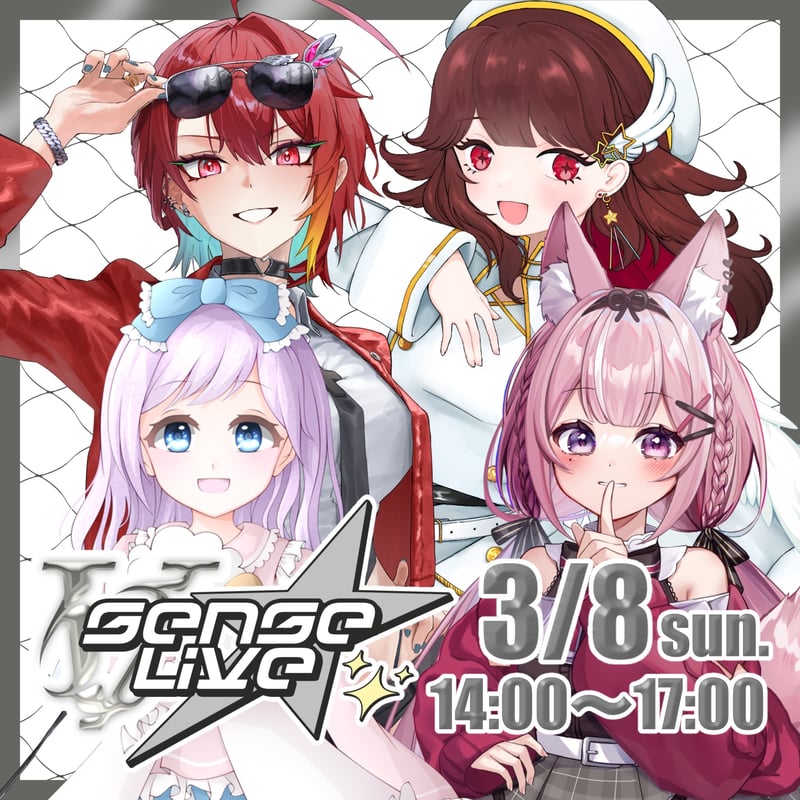 福岡】3/8 V sense Live チケット販売ページ | LEAFshade ONLI