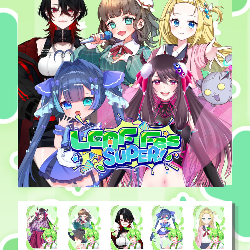 LEAF FES SUPER ずんだもんコラボグッズ ランダムアクリルチェキ風