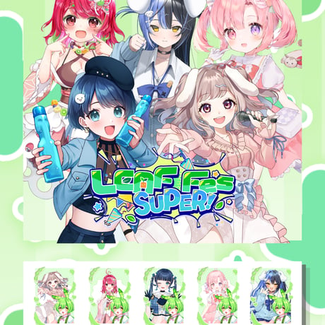 LEAF FES SUPER　ずんだもんコラボグッズ　ランダムアクリルチェキ風カード
