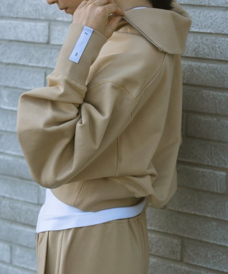 BIG COLLAR HALF ZIP TOP ／ビッグカラーハーフジップトップ［TAG23A-003］