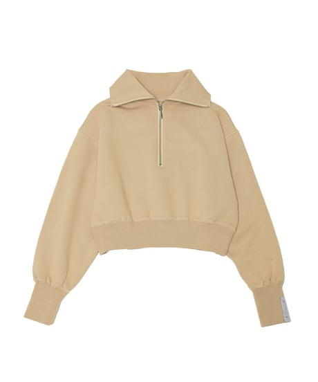 BIG COLLAR HALF ZIP TOP ／ビッグカラーハーフジップトップ［TAG23A-003］