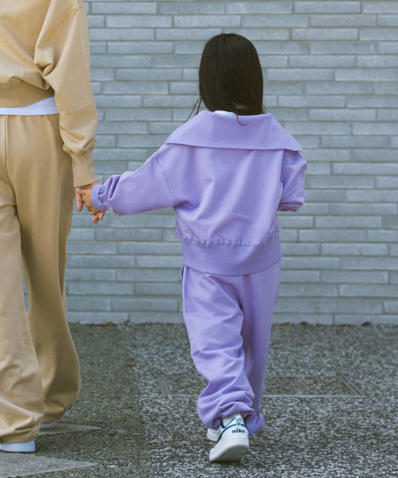 KIDS DRAWSTRINGS WIDE PANT／キッズドローストリングワイドパンツ ［T