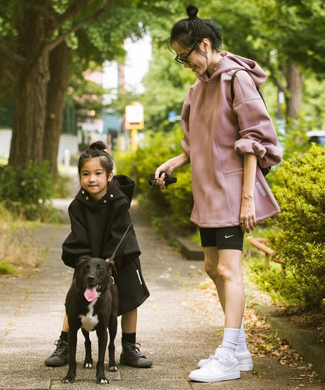 KIDS FLARE OVERSIZED HOODIE／キッズフレアオーバーサイズフーディー ［TAG23A-015K］