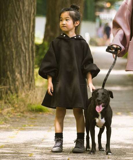 KIDS FLARE OVERSIZED HOODIE／キッズフレアオーバーサイズフーディー ［TAG23A-015K］