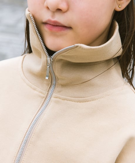 KIDS BIG COLLAR HALF ZIP TOP／キッズビッグカラーハーフジップトップ［TAG23A-012K］