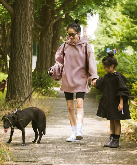KIDS FLARE OVERSIZED HOODIE／キッズフレアオーバーサイズフーディー ［TAG23A-015K］