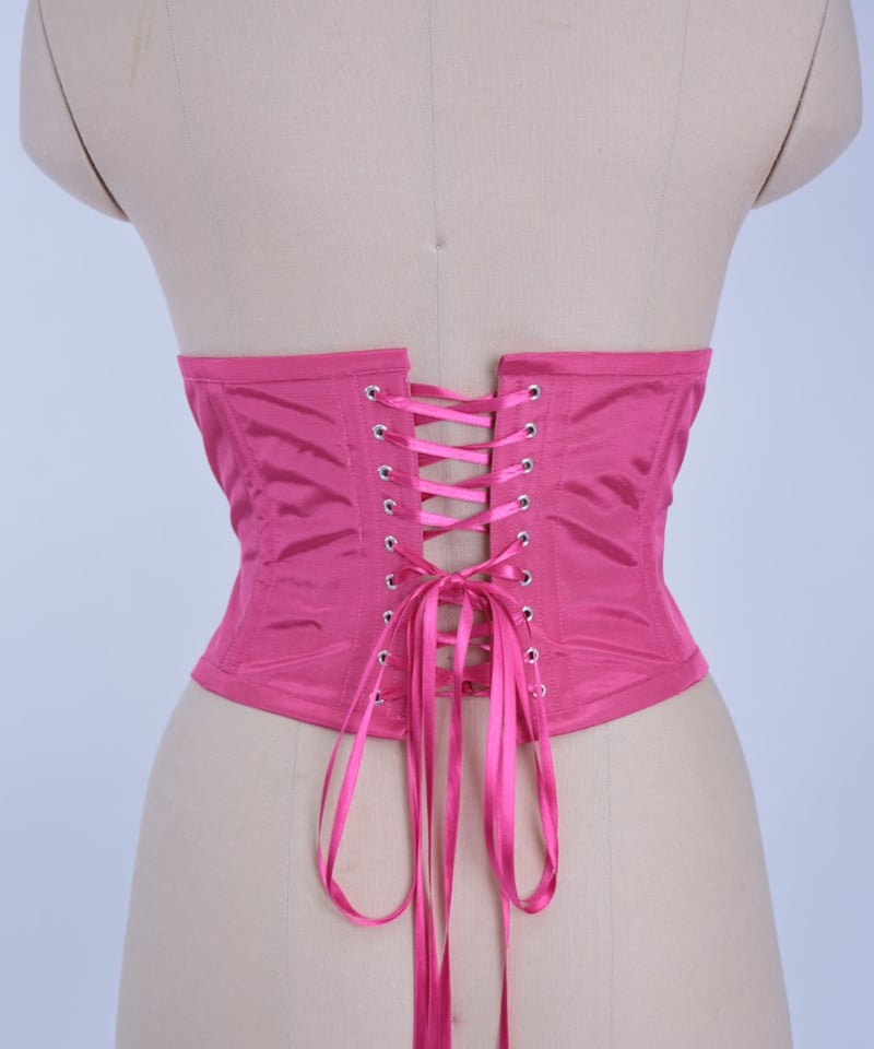 Selkie コルセット 薄いピンク 君津市製】Enchanted corset シレーヌ 桜貝（くすみピンク） 日本製