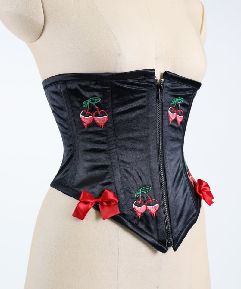 おめかしさくらんぼコルセット ショート丈ver. | はくまい工房