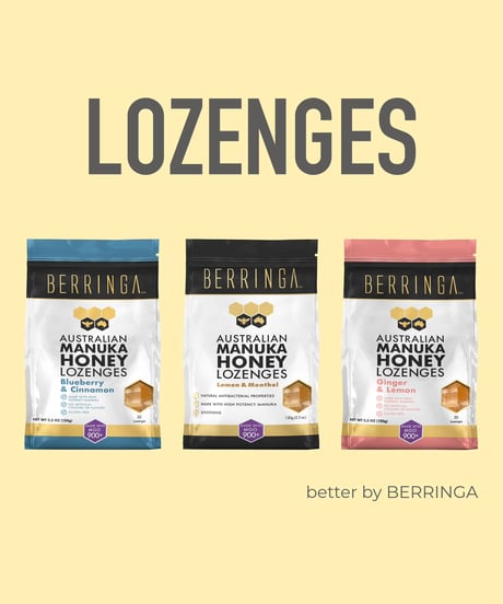 BERRINGA Lozenges〈Ginger＆Lemon〉 /30pack with MGO 900+