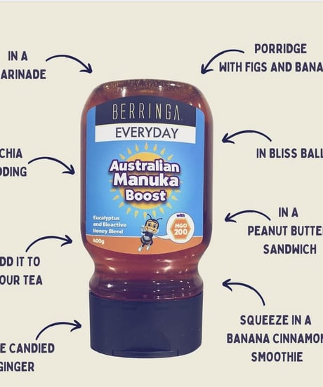BERRINGA Manuka Boost with MGO 200＋