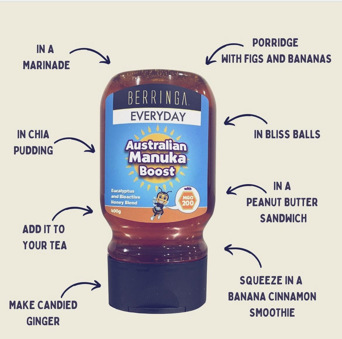 BERRINGA Manuka Boost with MGO 200＋ | BERRINGA