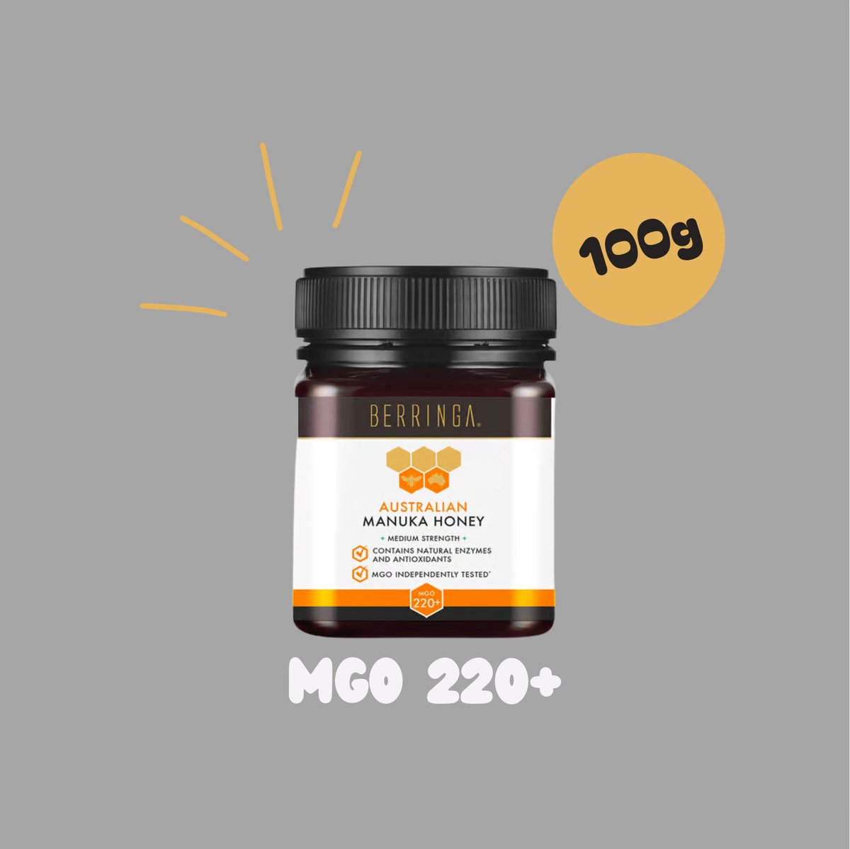 ベリンガ　マヌカハニー　BERRINGA MANUKA HONEY 250g BERRINGA MANUKA HONEY MGO 220+ / 250g | BERRING