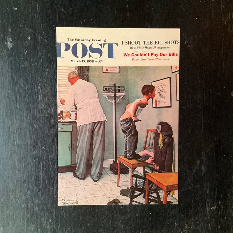 Norman Rockwell 「Before the shot」 | 書架の周辺