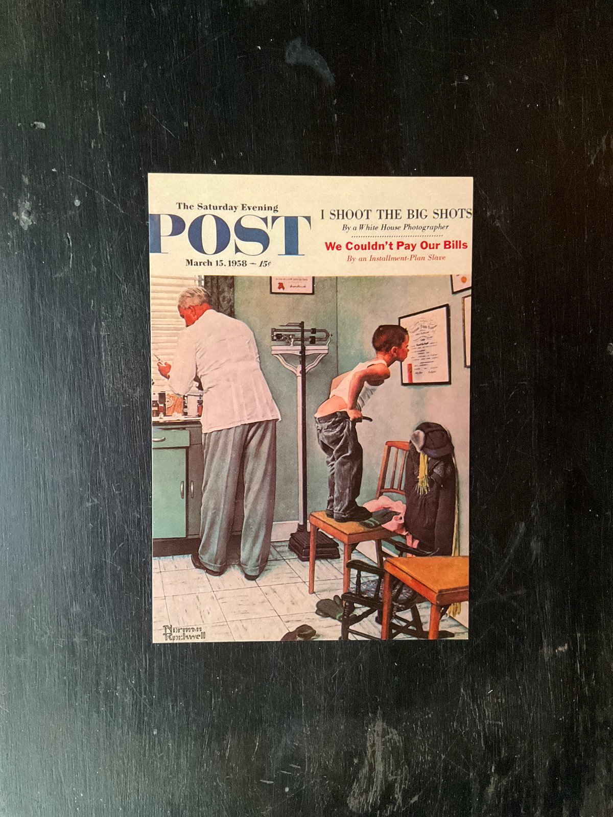 Norman Rockwell 「Before the shot」 | 書架の周辺