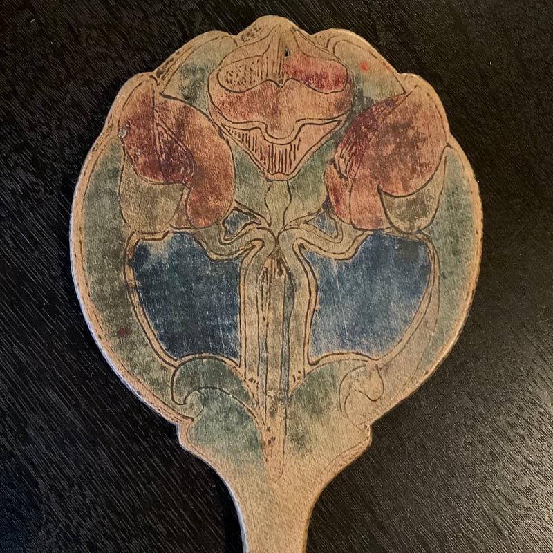 アール・・ヌーヴォーの手鏡 | 書架の周辺 MR-229A アールヌーボー風