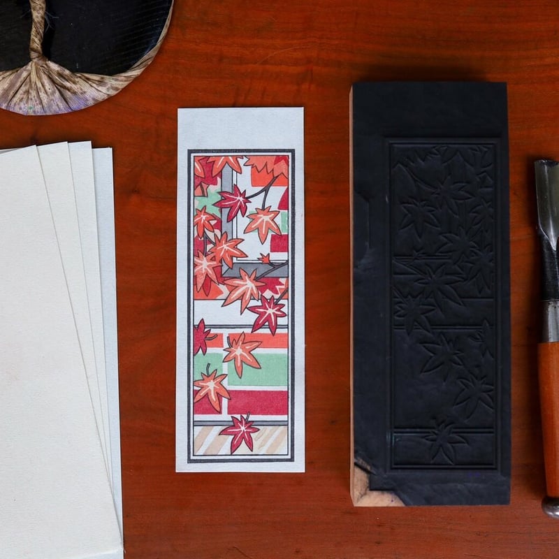 四季」200セット限定木版画千社札4枚 | Erica Ward Art 四季」200セット限定木版画千社札4枚 | Erica Ward Art