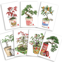 「盆栽」Repotted ポストカード14枚セット