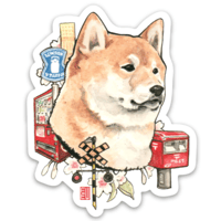 「一生犬命」耐水ステッカー