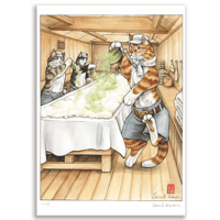 「KuraCats Gin」100部限定サイン入りA4ミニポスター