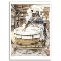 「KuraCats Jun」100部限定サイン入りA4ミニポスター