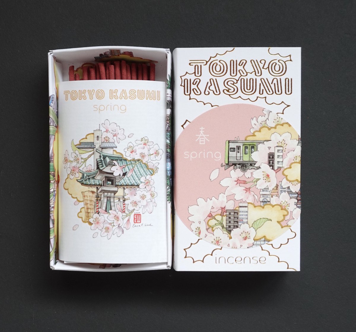 Tokyo Kasumi お香「春」 | Erica Ward Art
