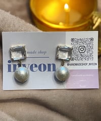 キラキラパールピアス