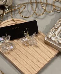 𝒩𝑜.019  オーロラクリアフラワーピアス