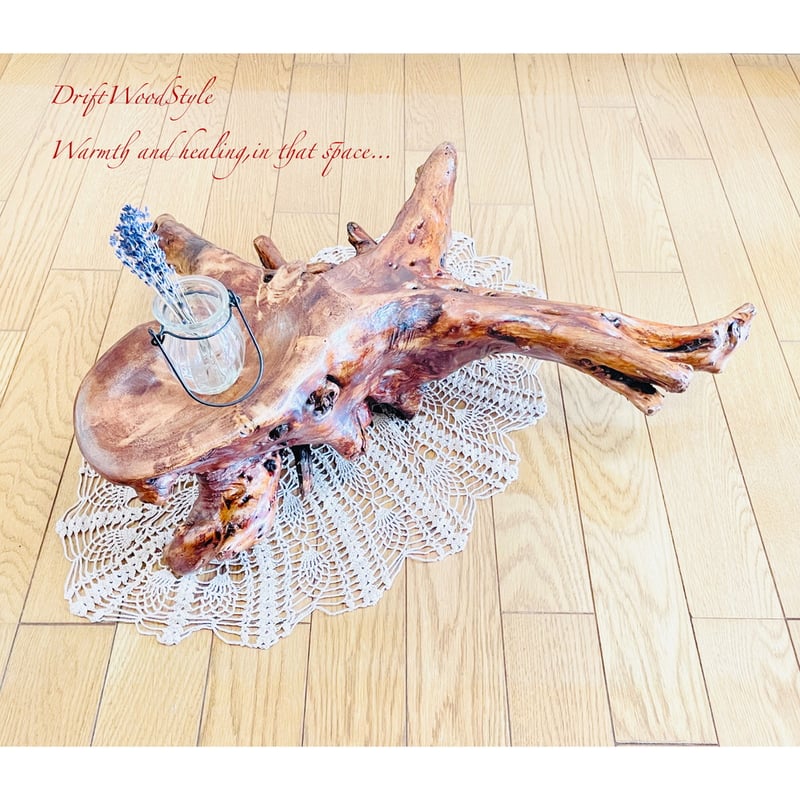 流木インテリア 圧倒的な存在感を醸す流木の置物 皿 トレー N3