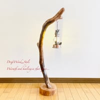 流木インテリア 芸術的な造形の流木スタンド ランタンやエア