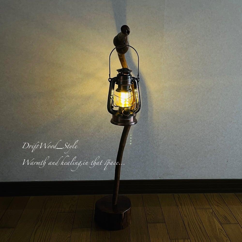 流木インテリア 芸術的な造形の蔦の流木スタンド ランタンやエア