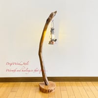 流木インテリア 天然流木のランプスタンド 置物 北欧 照明 ランタン N47 流木インテリア 芸術的な造形の流木スタンド ランタンやエア