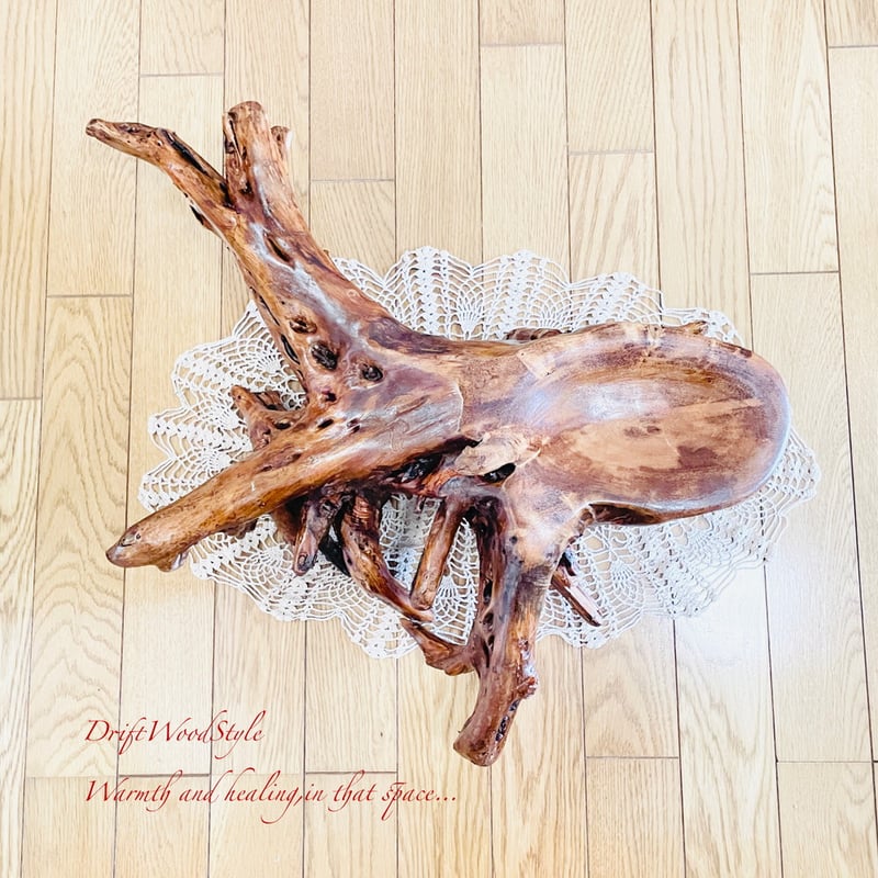 流木インテリア 圧倒的な存在感を醸す流木の置物 皿 トレー N3