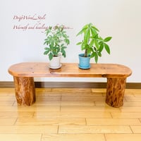 流木インテリア 丸太を使ったキノコの形の流木スツール 一点物