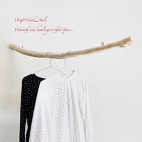 流木インテリア シンプルで真っすぐな大型流木のハンガーラック 北欧