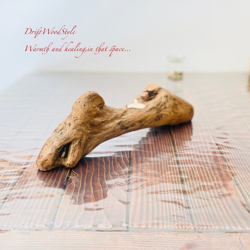 流木インテリア 無骨で個性的な造形の流木スタンド キャンドルホルダー