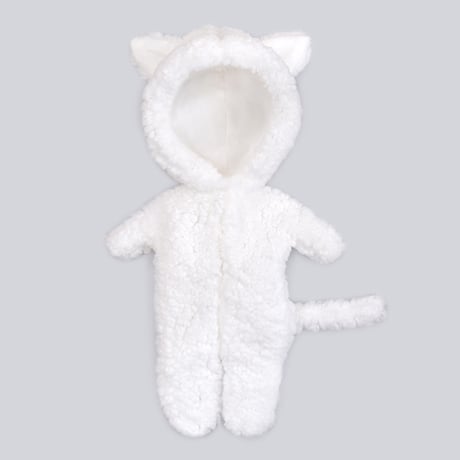 着ぐるみ ネコ ホワイト for 22cm dolls Dear Darling fashion for dolls