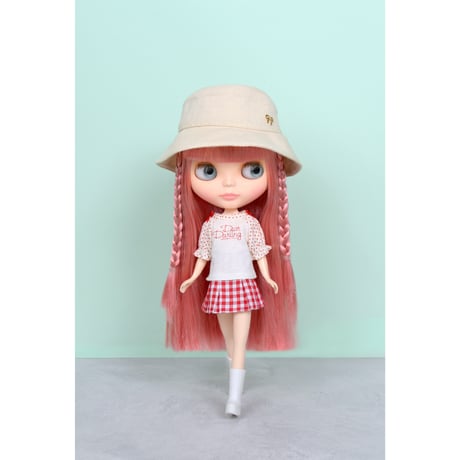 バケットハット アイボリー for22cm dolls Dear Darling fashion for dolls