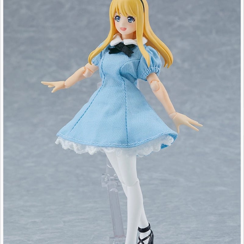 figma 女性body（アリス）withワンピース+エプロンコーデ | ワルソネコ